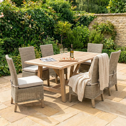 Capri Collection Outdoor Dining Chair - BEIGE