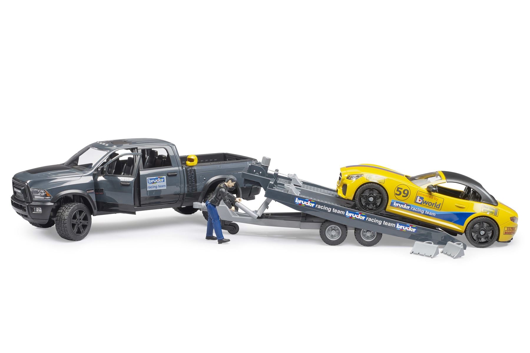 RAM 2500 Power Wagon and BRUDER Roadster Racing Team