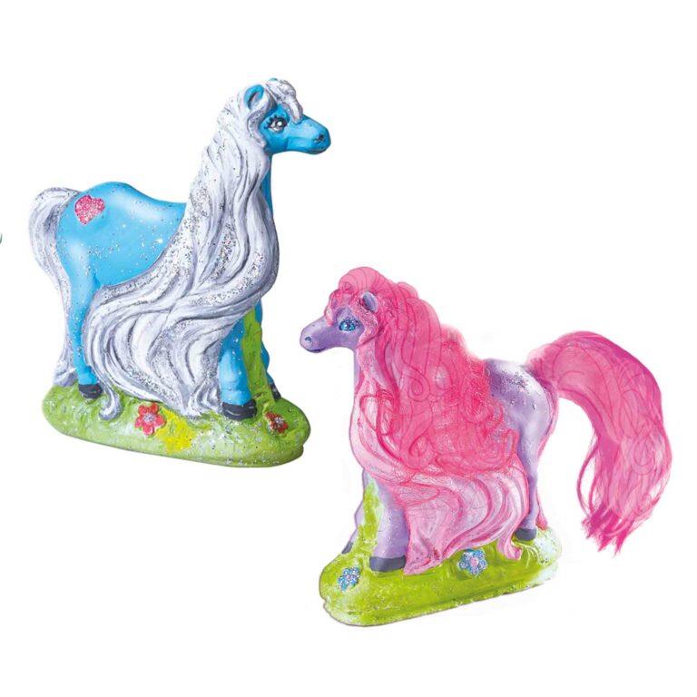 Casting and painting - Horse withe mane