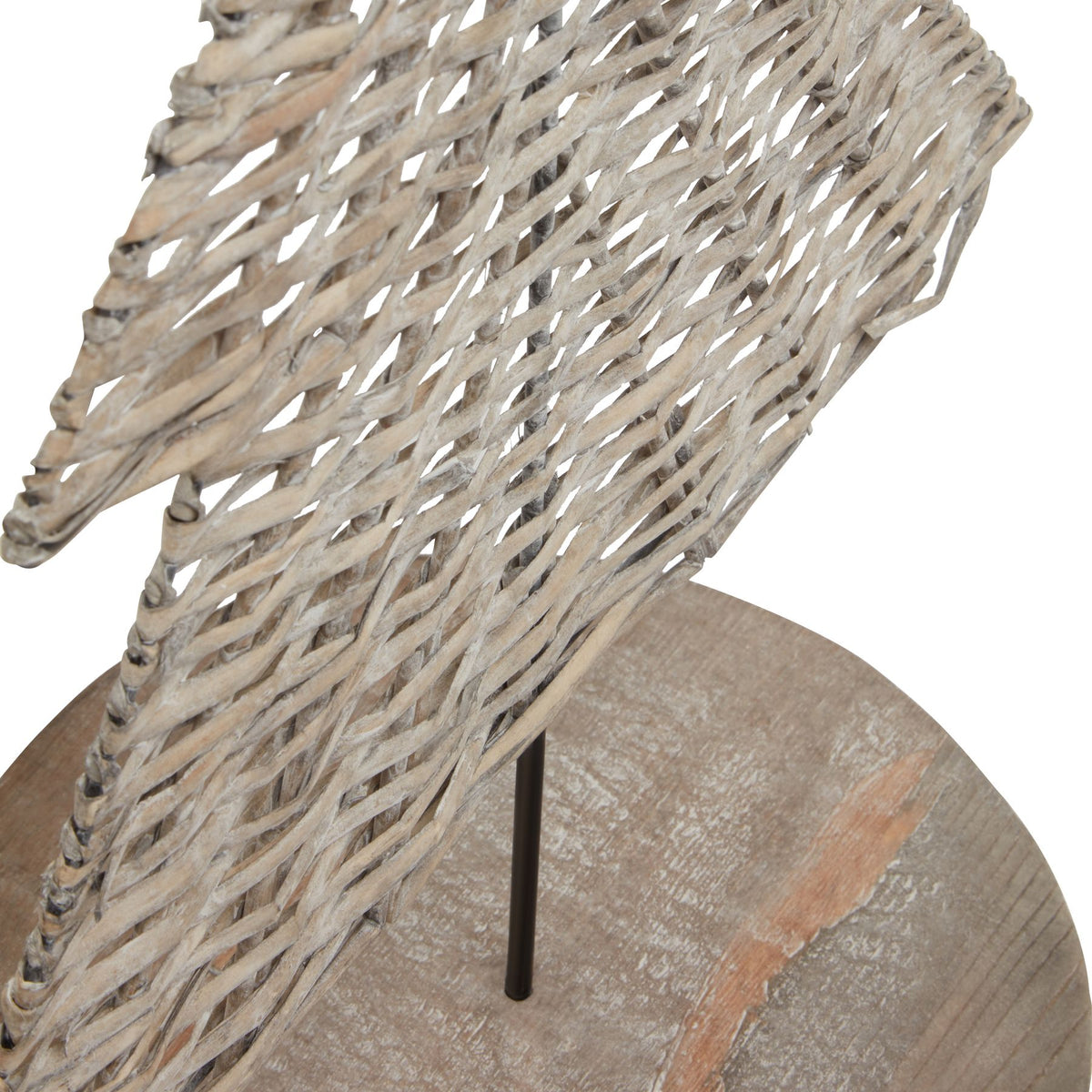 The Noel Collection Large Wicker Tree Ornament - BROWN