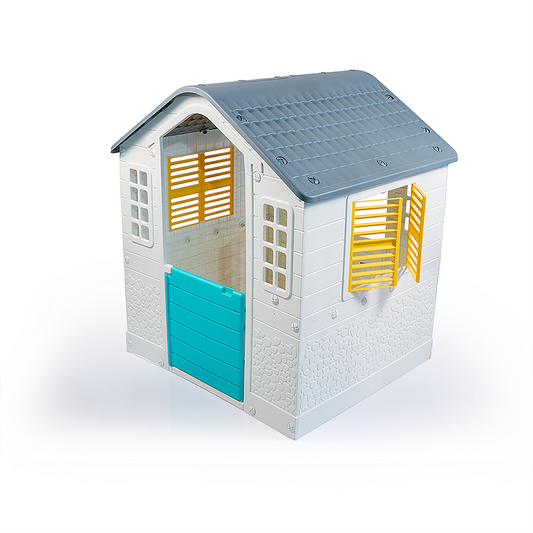 Dolu Kids Outdoor Playhouse – White