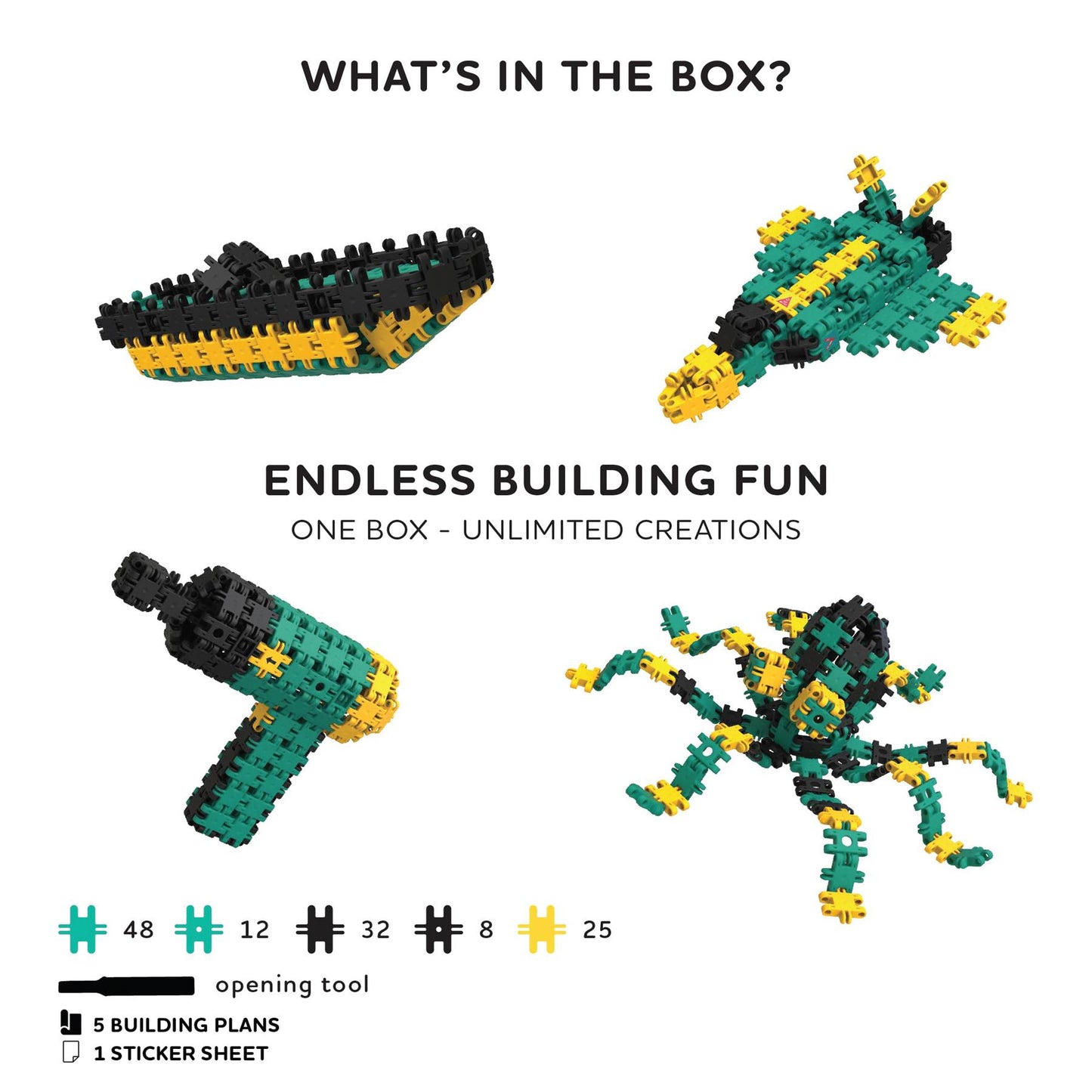 Nano Clics - Creative Builders - 125 Pieces