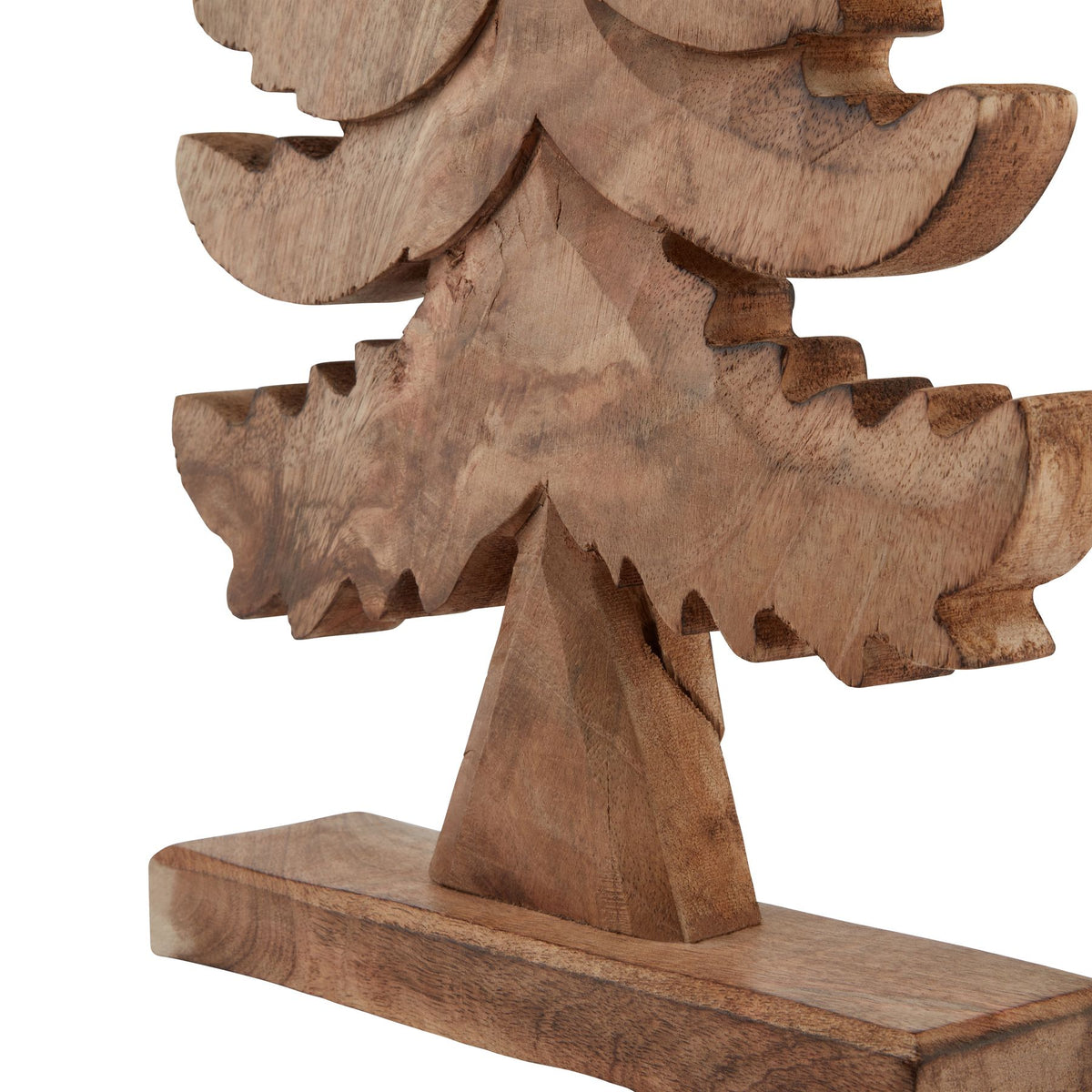 Natural Wooden Large Christmas Tree - BROWN