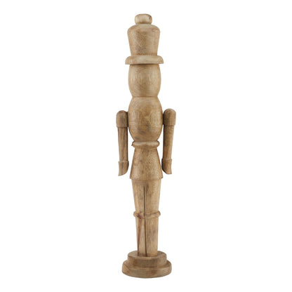 Natural Nutcracker Decoration - BROWN