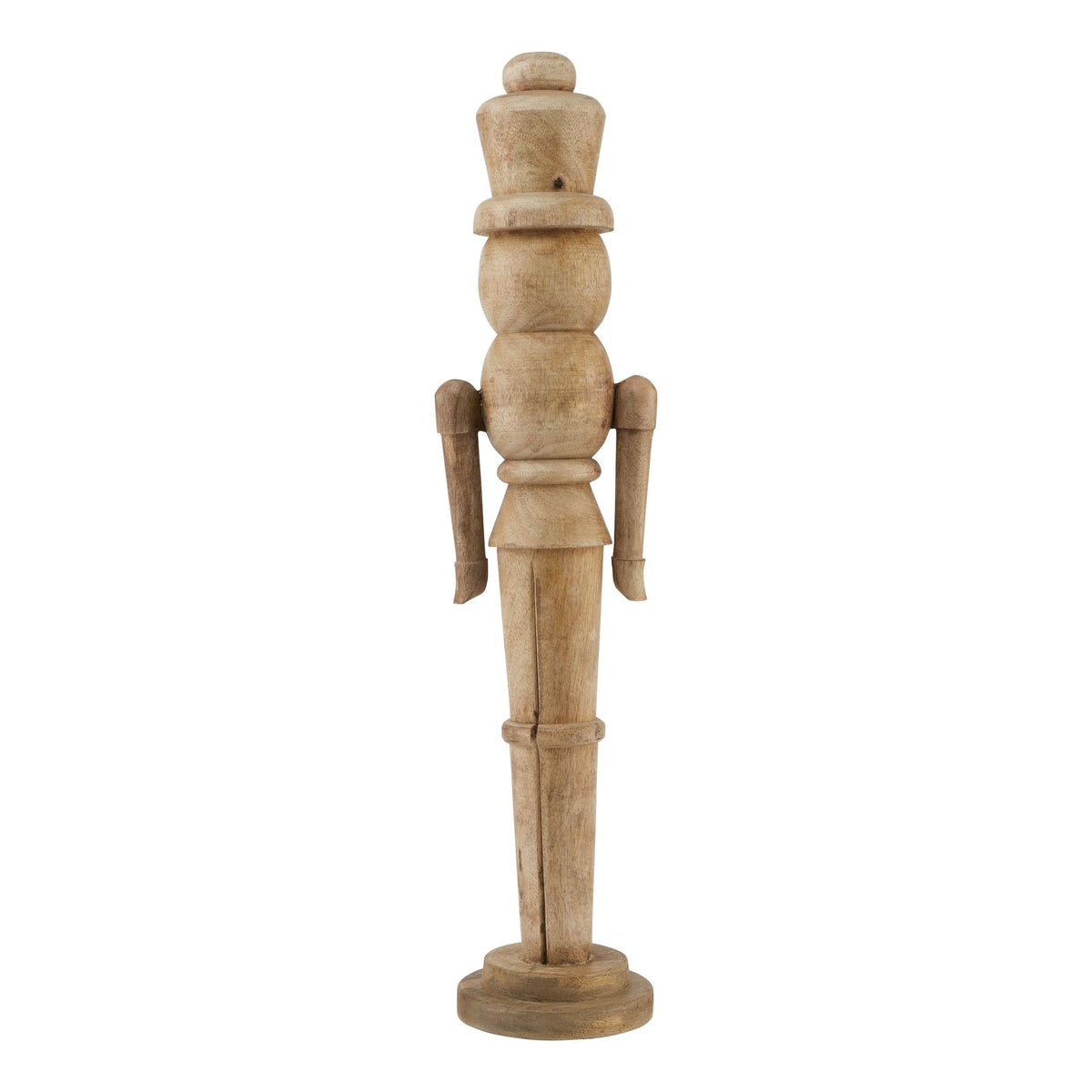 Natural Large Nutcracker Decoration - BROWN
