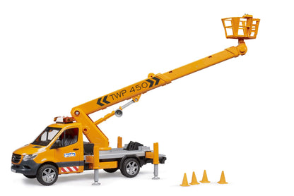 MB Sprinter with working platform and Light + Sound Module