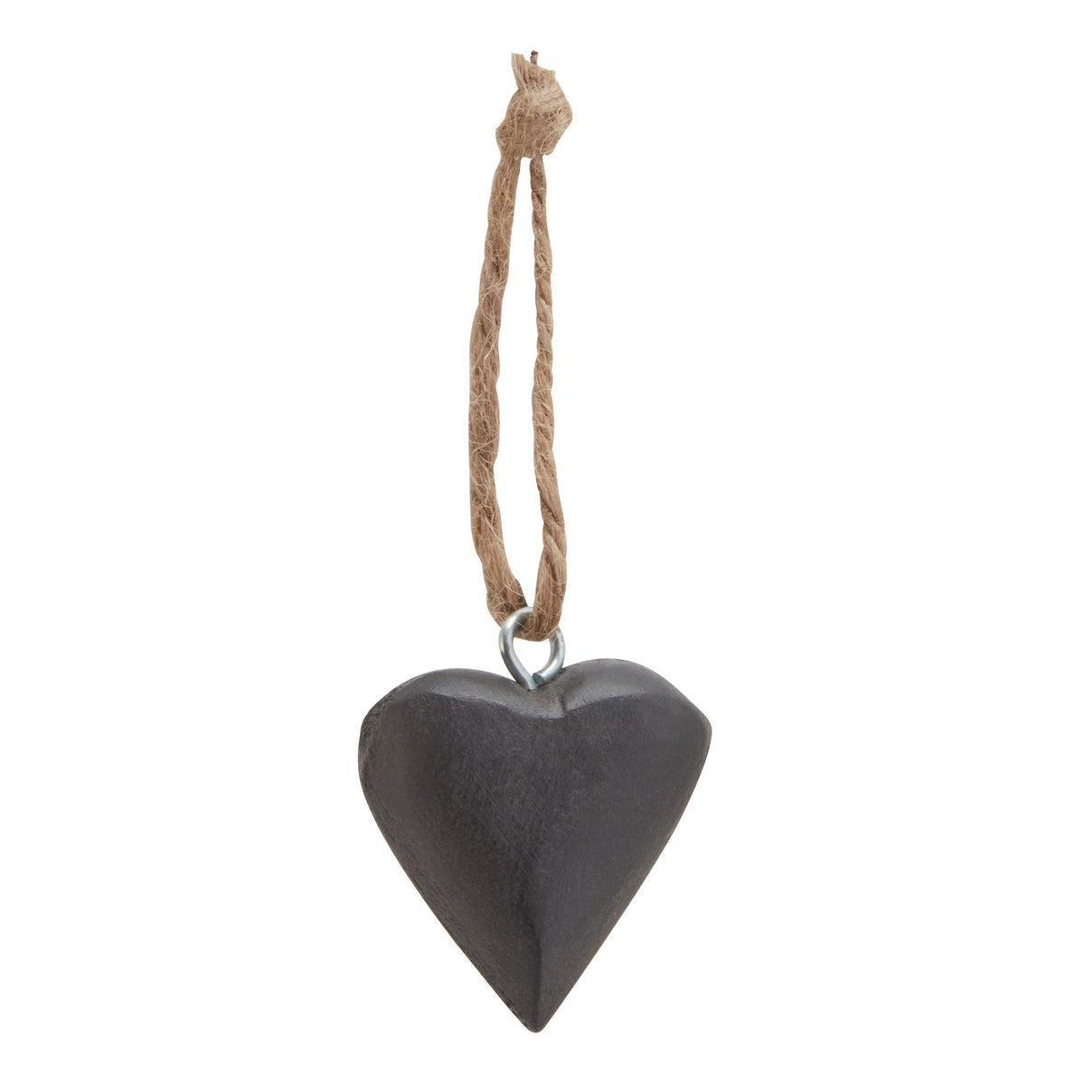 Pack Of 90 Wooden Heart Hanging Decorations - BROWN