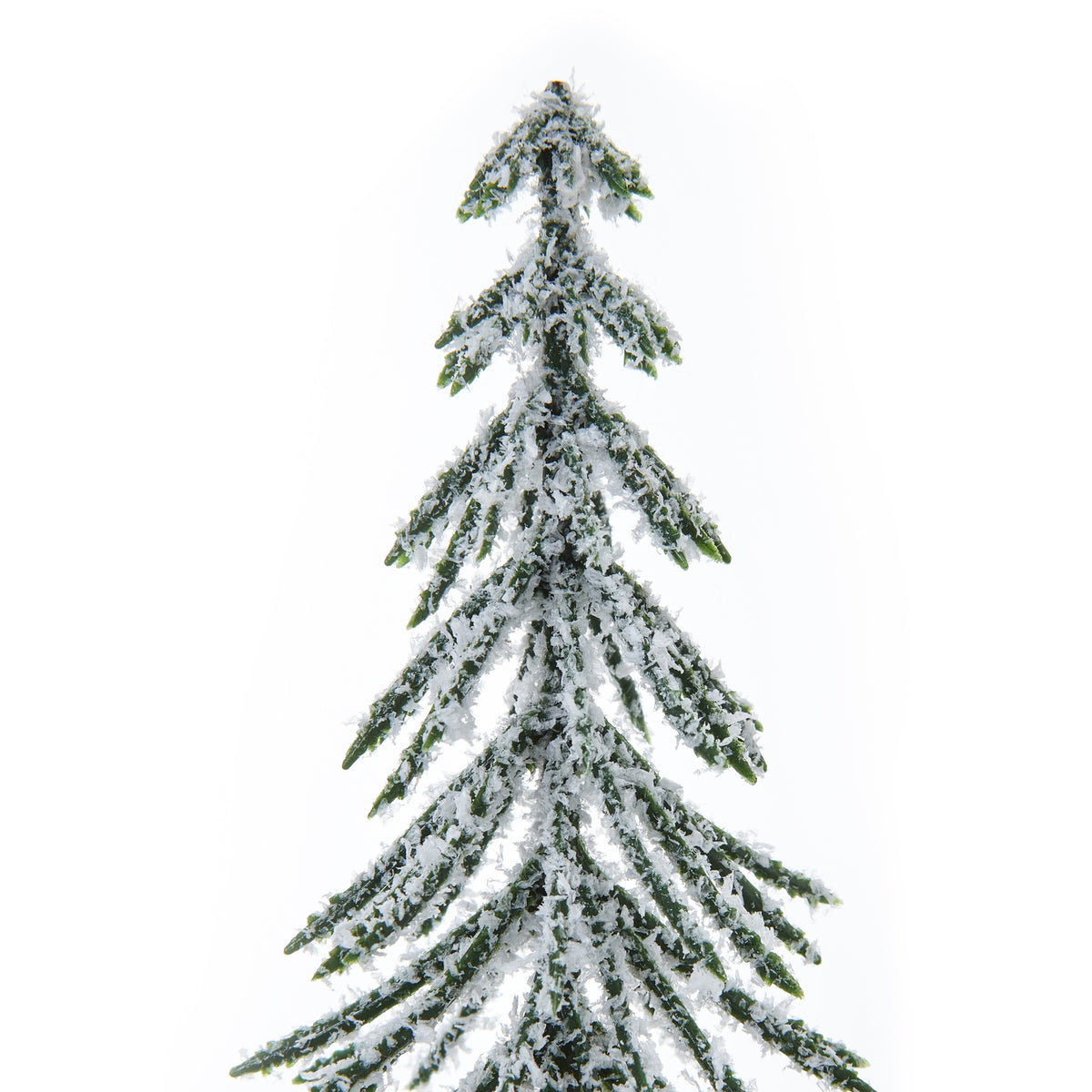 Medium Snowy Spindle Tree In Wood Log - BROWN