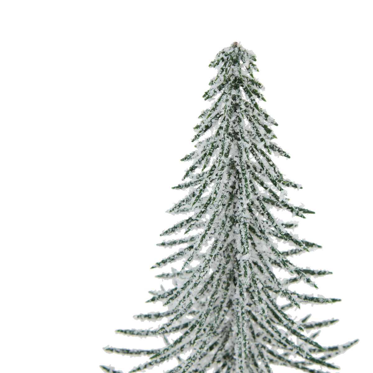 Small Snowy Spindle Tree In Wood Log - BROWN