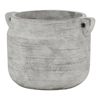 Athena Stone Hydria Pot - WHITE