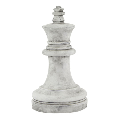 Athena Stone King Chess Piece - WHITE