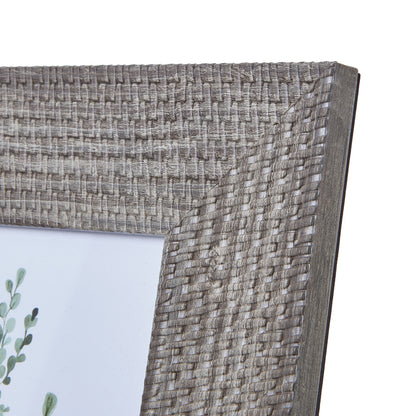 Woven Photo Frame 5X7 - GREY