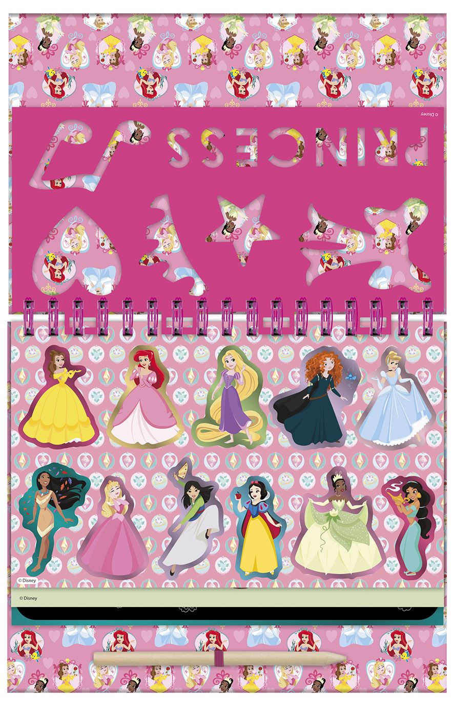 DISNEY PRINCESS SCRATCH BOOK - 17410