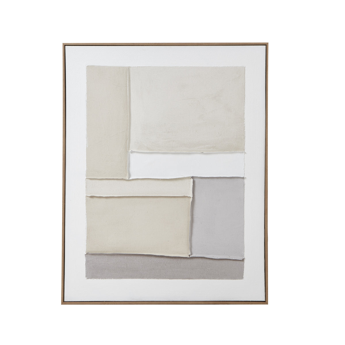 Contempo Alpha Framed Painting On Canvas - BROWN