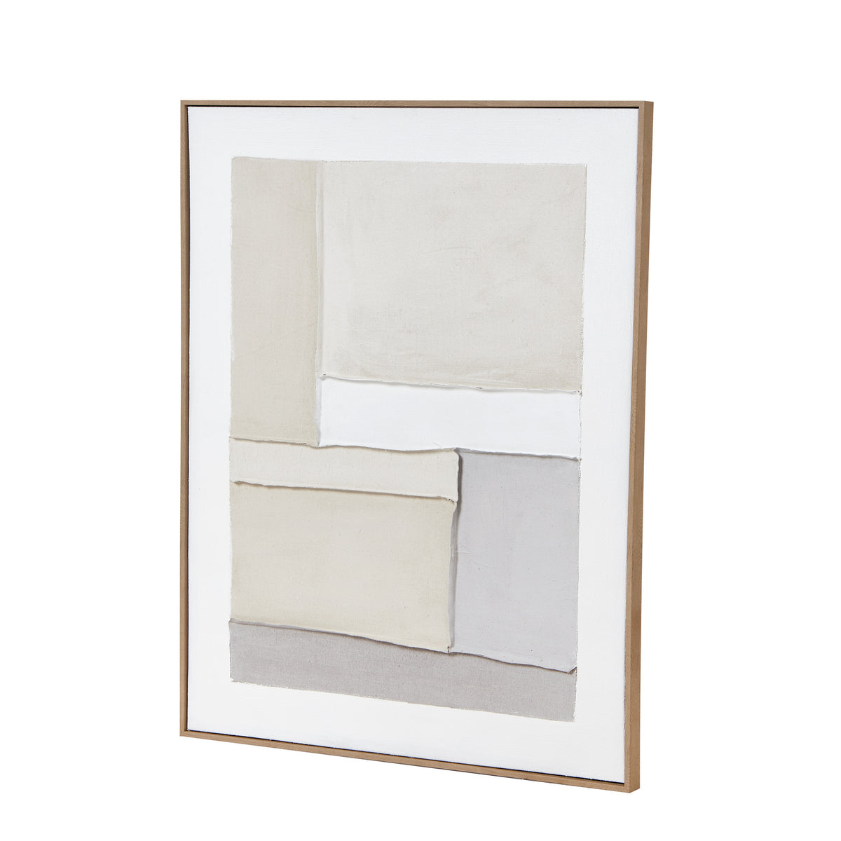 Contempo Alpha Framed Painting On Canvas - BROWN