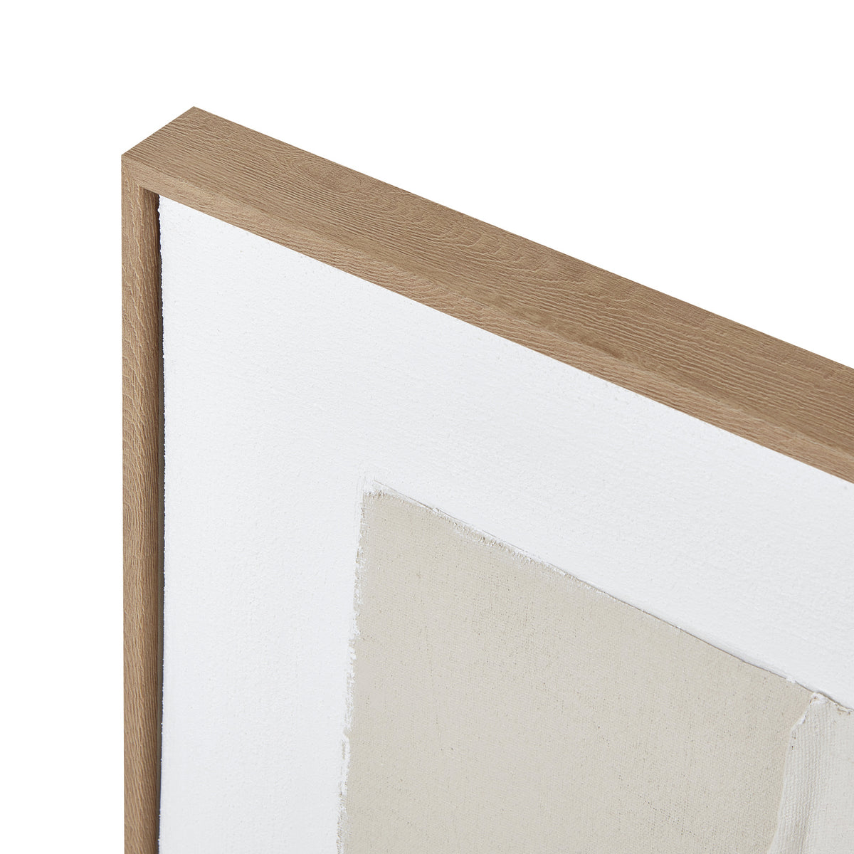Contempo Alpha Framed Painting On Canvas - BROWN