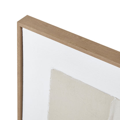 Contempo Alpha Framed Painting On Canvas - BROWN