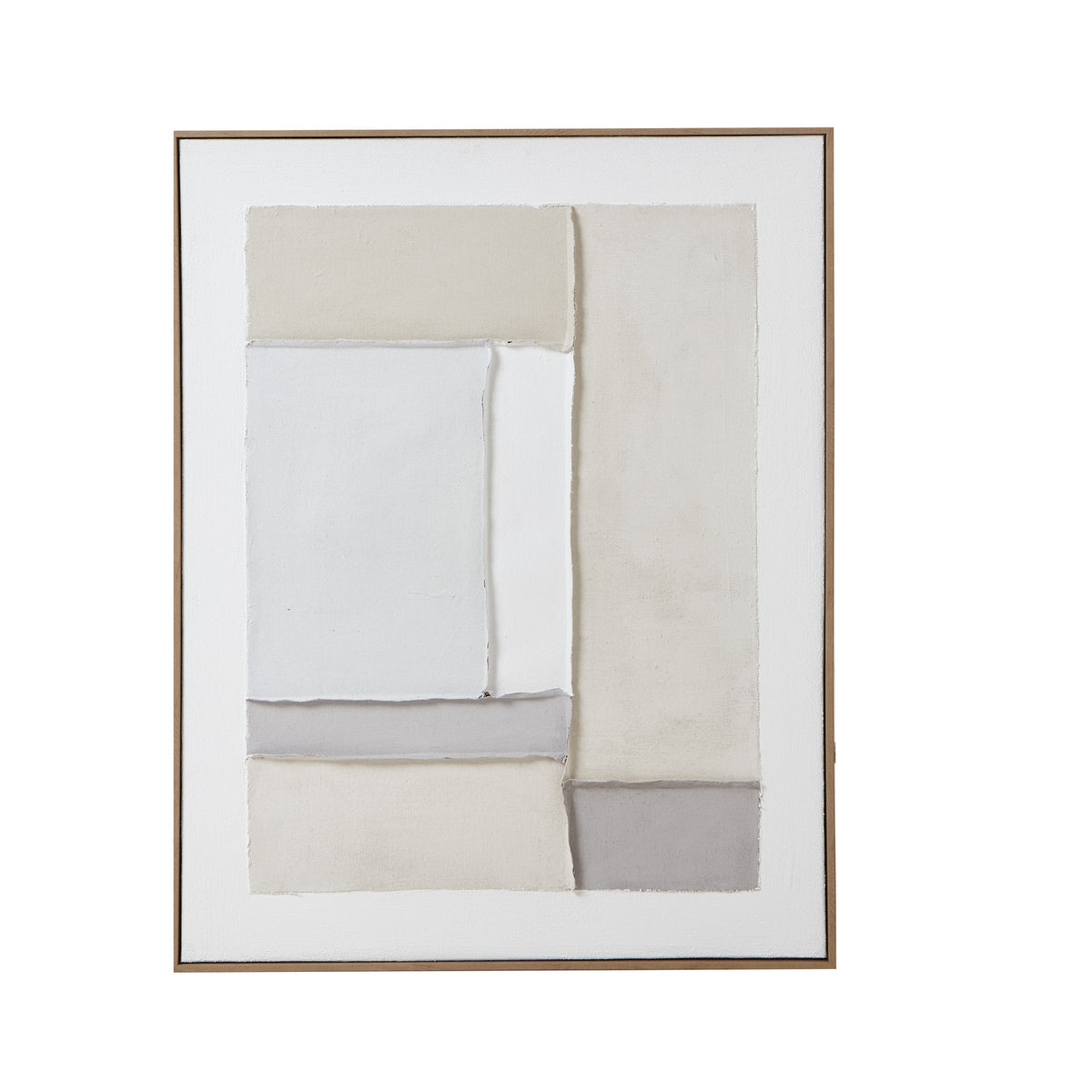 Contempo Beta Framed Painting On Canvas - BROWN