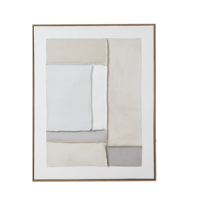 Contempo Beta Framed Painting On Canvas - BROWN