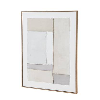 Contempo Beta Framed Painting On Canvas - BROWN
