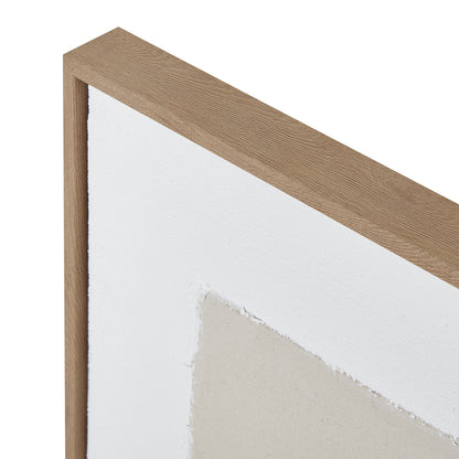 Contempo Beta Framed Painting On Canvas - BROWN