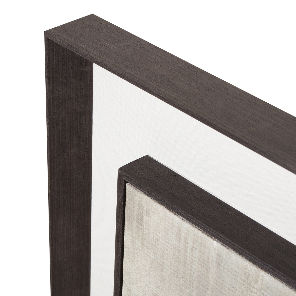 Extra Large Moderno Painting On Linen Mounted In Frame - BROWN