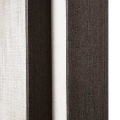 Extra Large Moderno Painting On Linen Mounted In Frame - BROWN