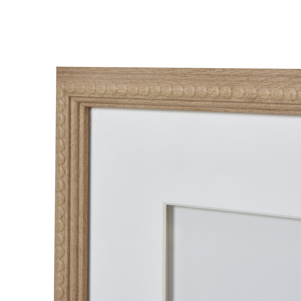 Reef Coral Art Mounted In Beaded Frame - BROWN