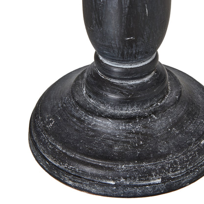 Ravenna Column Table Lamp With Linen Shade - GREY