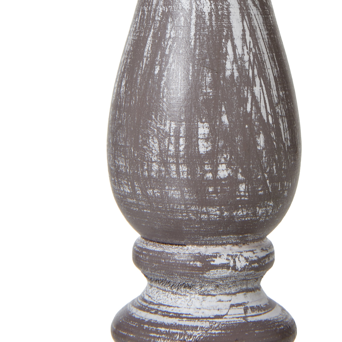 Setia Column Table Lamp With Linen Shade - WHITE