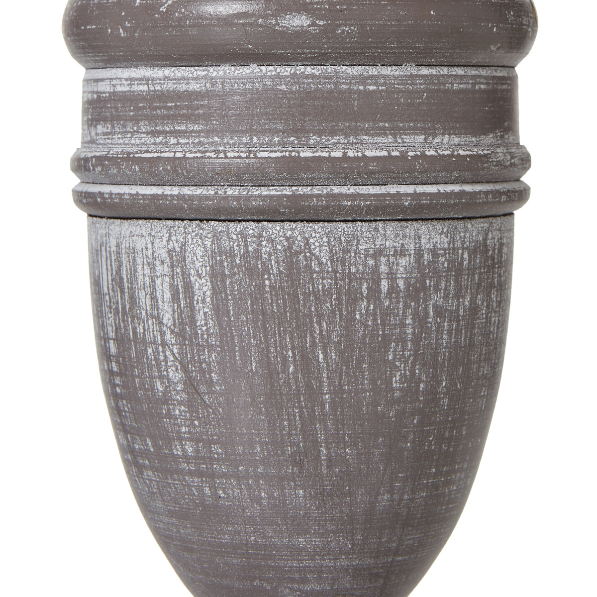 Metis Urn Table Lamp With Linen Shade - WHITE