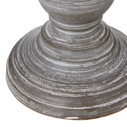 Belluno Urn Table Lamp With Linen Shade - GREY