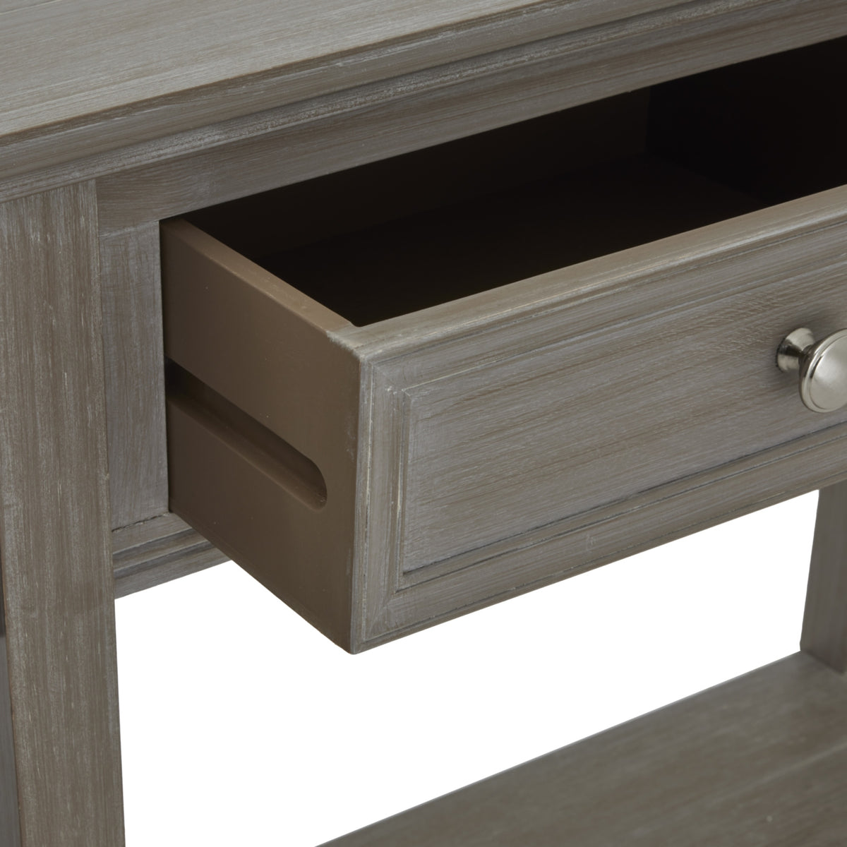The Serene Collection Four Drawer Console Table - GREY