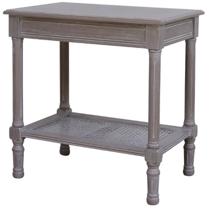 The Serene Rattan Collection Side Table - GREY