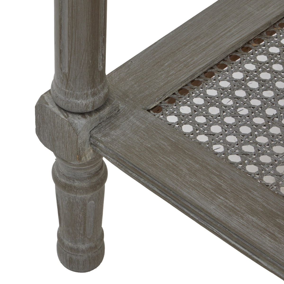 The Serene Rattan Collection Side Table - GREY