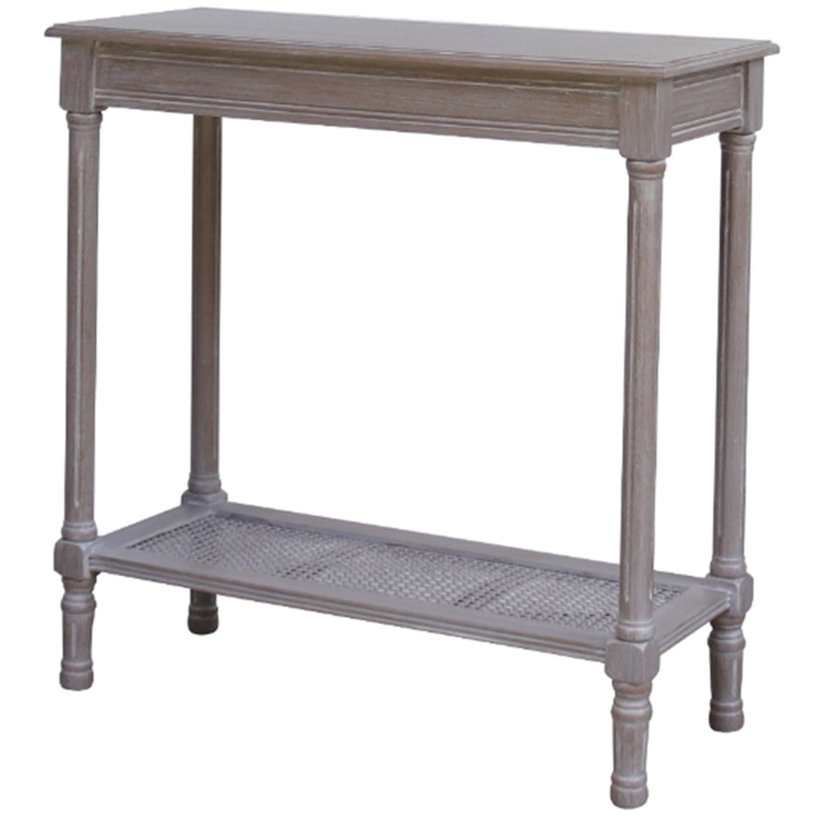 The Serene Rattan Collection Console Table - GREY