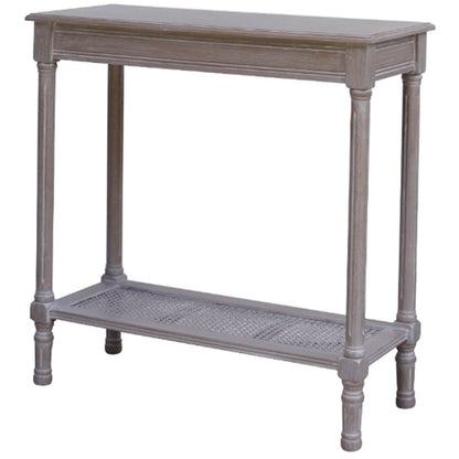 The Serene Rattan Collection Console Table - GREY