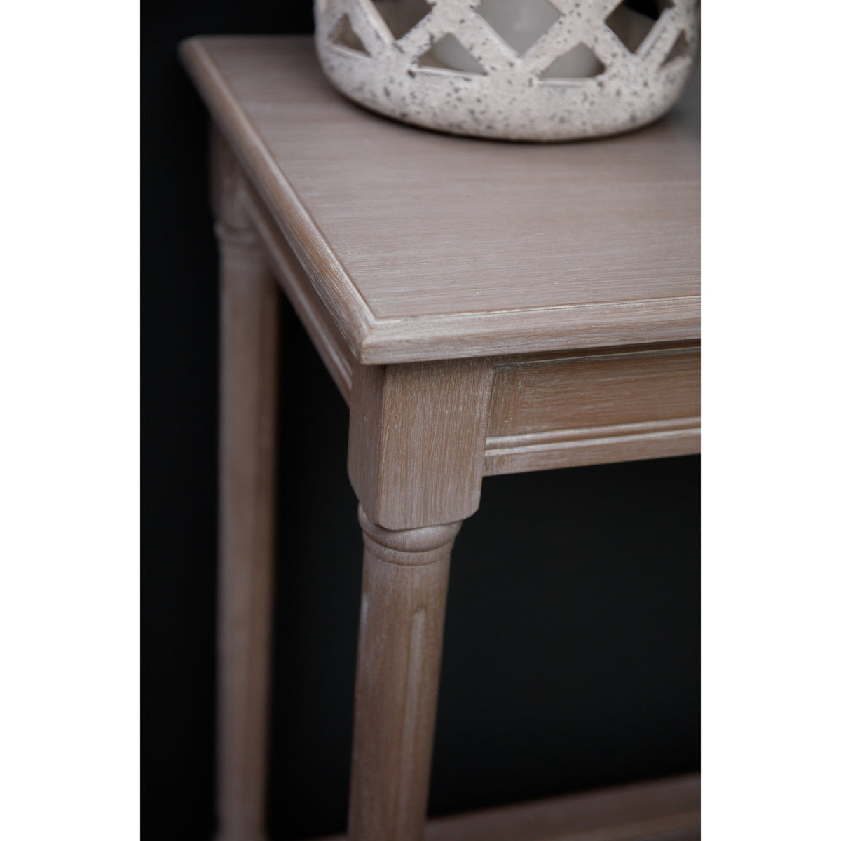 The Serene Rattan Collection Large Console Table - GREY