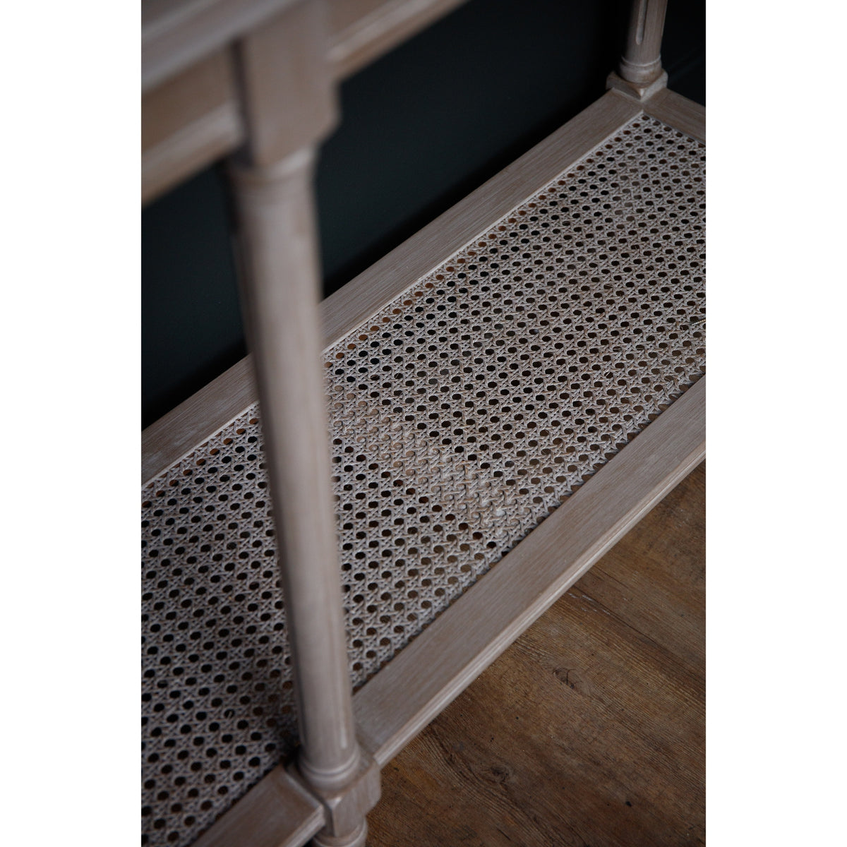 The Serene Rattan Collection Large Console Table - GREY