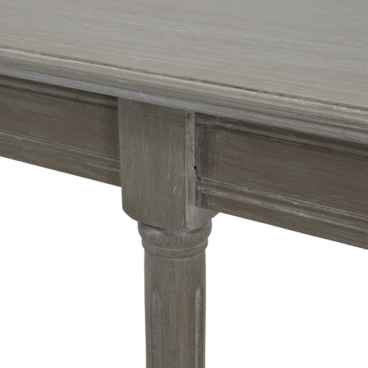 The Serene Rattan Collection Large Console Table - GREY