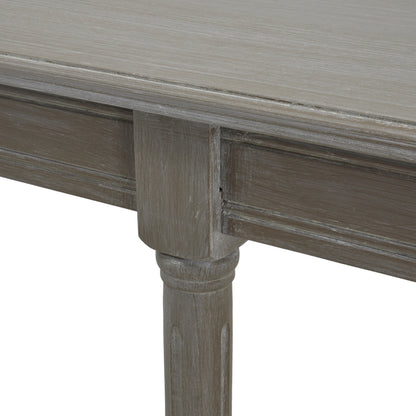 The Serene Rattan Collection Large Console Table - GREY