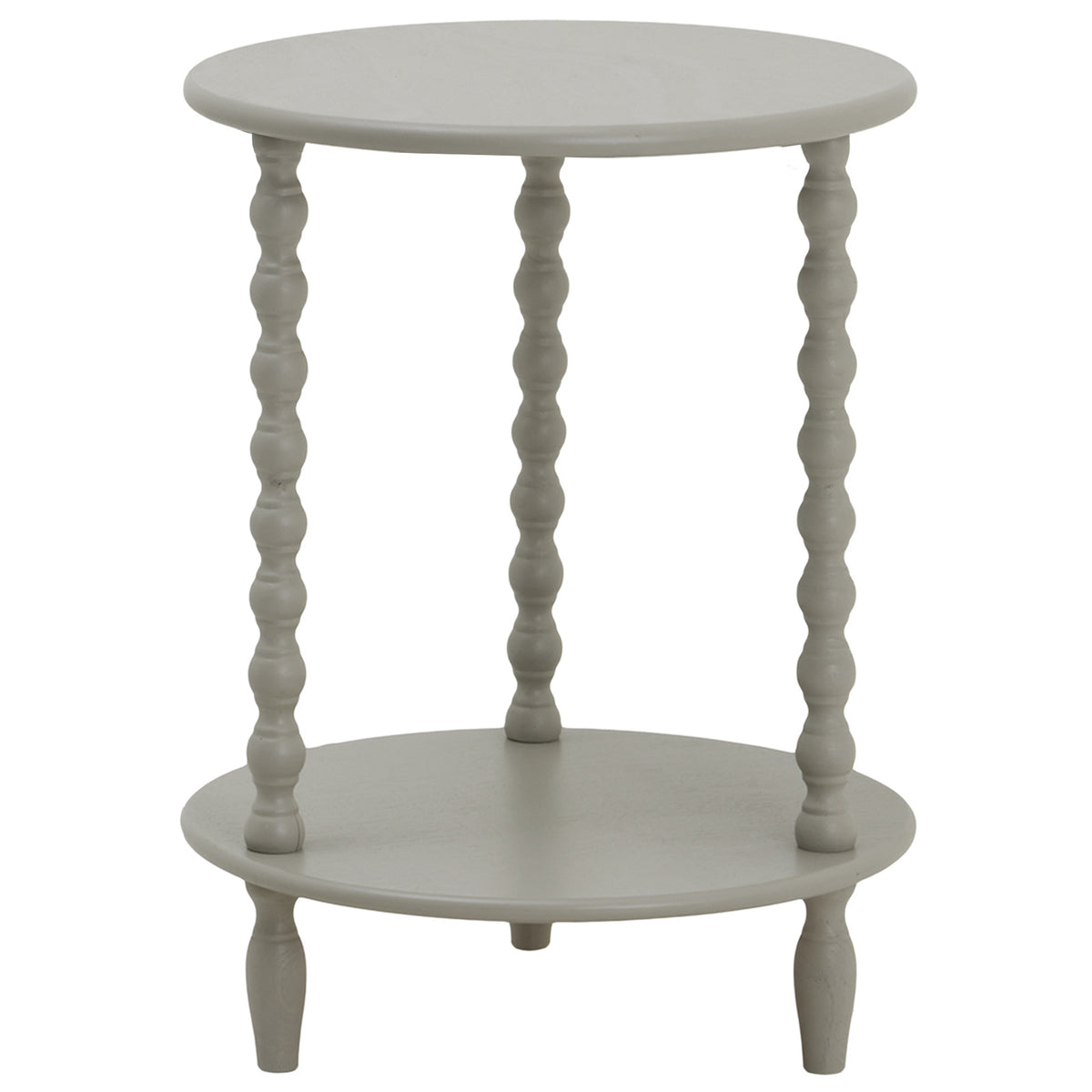 The Camden Collection Round Side Table - GREY