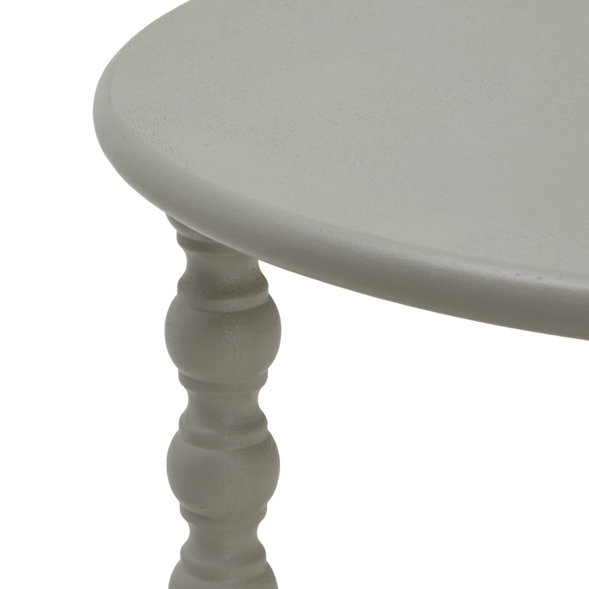 The Camden Collection Round Side Table - GREY