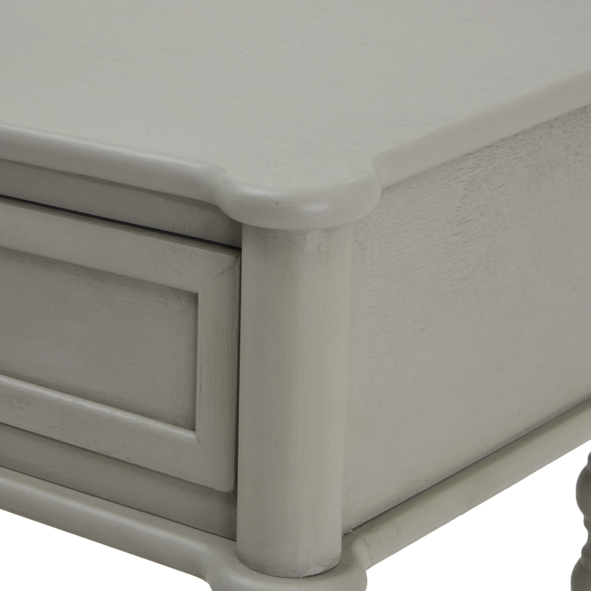 The Camden Collection Two Drawer Console Table - GREY