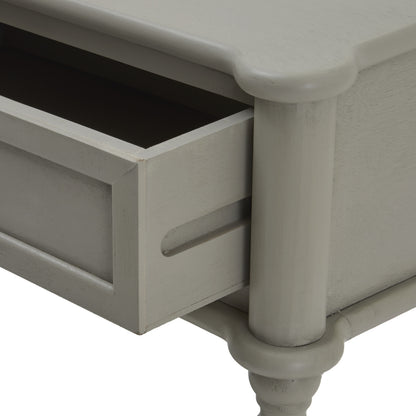 The Camden Collection Two Drawer Console Table - GREY