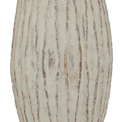 Lorenzo Large Fin Vase - WHITE