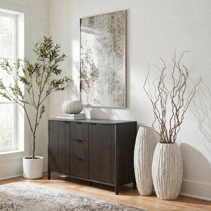 Lorenzo Large Fin Vase - WHITE