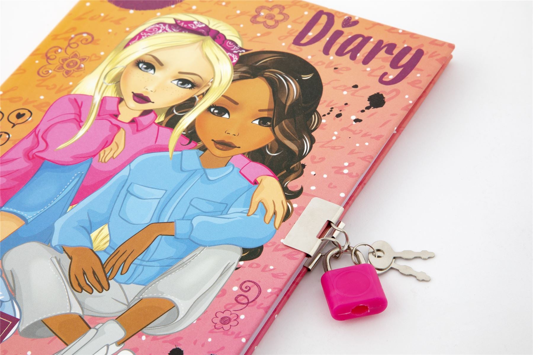 Besties A5 Diary 60 sheets with key & lock