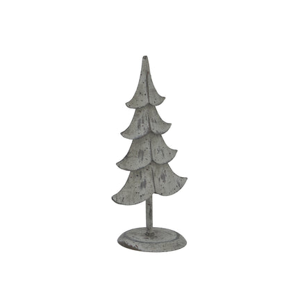 Rustic Metal Standing Tree - BROWN