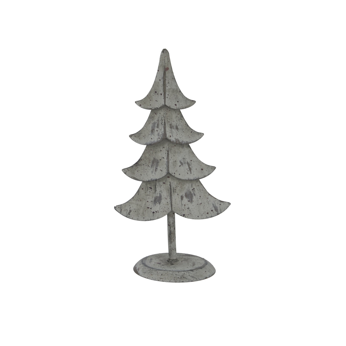 Rustic Metal Standing Tree - BROWN